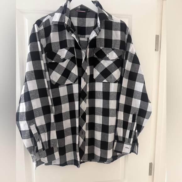 Mickey Mouse Plaid Flannel Shirt size L - Picture 3 of 4